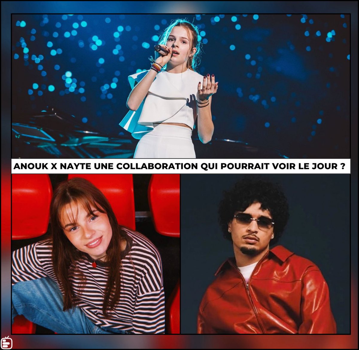 starac_infos's tweet photo. Lors d’une interview pour Fun Radio Belgique, Nayte a confié : « C’est vrai qu’on s’est eu au téléphone il y a pas longtemps et on se disait : est-ce qu’il faudrait pas faire quelque chose, une collab ou quoi ensemble ? »
#staracademy #nouvelleecole #nayte #anouk #feat https://t.co/IzeQRRpDhn