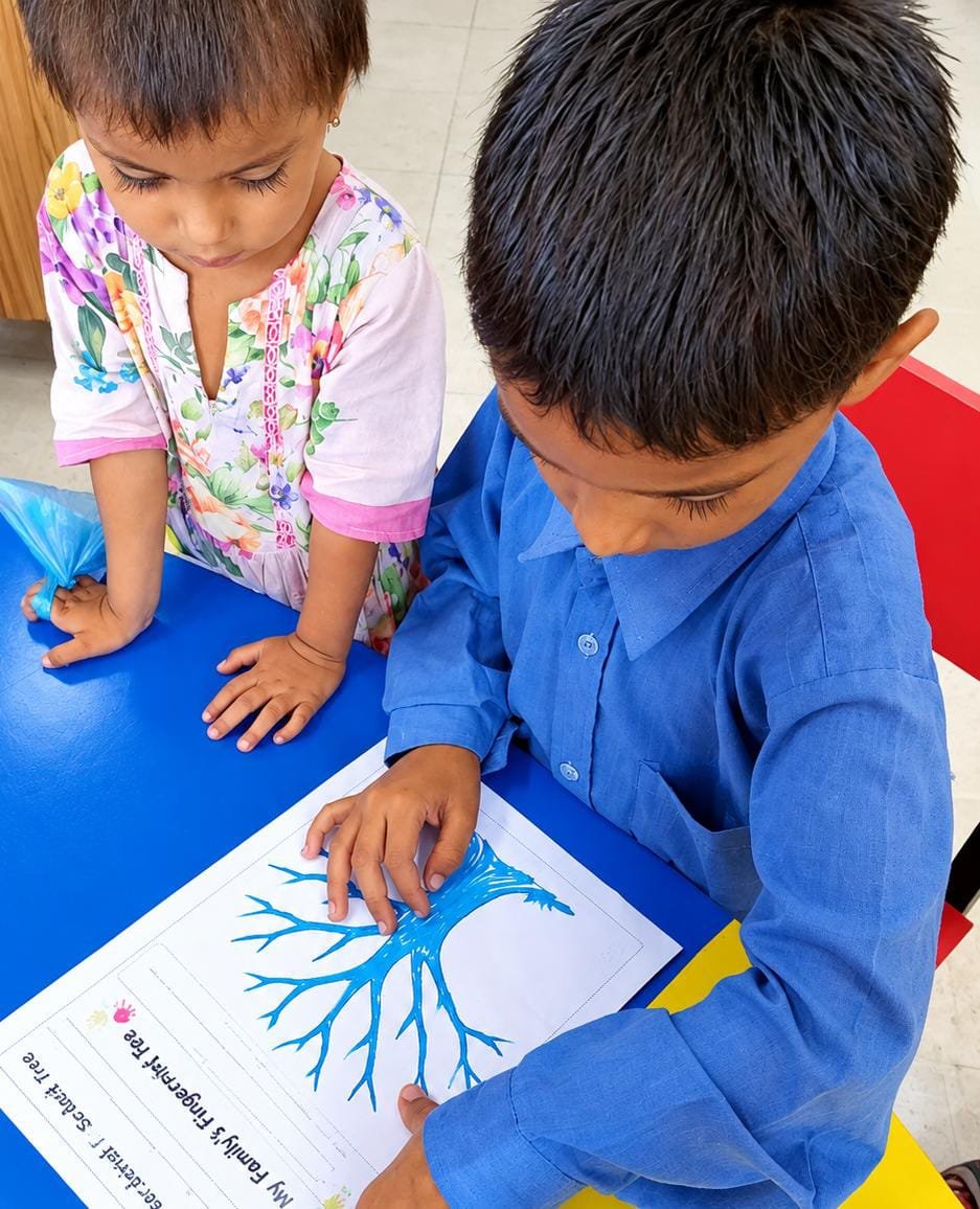 SELDGOS's tweet photo. Our little learners of #ECE at GHSS Sardar Sohrab Khan Sarki, managed by RDF, beautifully explored the value of family love and togetherness through a creative fingerprint tree activity. The activity nurtured creativity, fine motor skills, color recognition, and hand-eye coordination while helping children understand the importance of family bonds. Every fingerprint added a special touch of love to this beautiful symbol of unity.
#ECCE #EarlyChildhoodEducation #SindhSchools #LearningThroughPlay #ActivityBasedLearning #RDF #SindhSchoolsReimagined #Sindh
@sardarshah1 @BBhuttoZardari
@MuradAliShahPPP @MinisterEduGos
