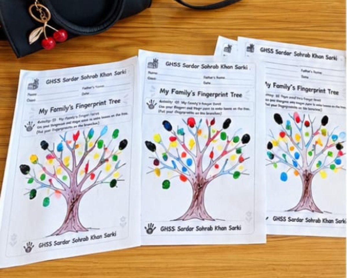 SELDGOS's tweet photo. Our little learners of #ECE at GHSS Sardar Sohrab Khan Sarki, managed by RDF, beautifully explored the value of family love and togetherness through a creative fingerprint tree activity. The activity nurtured creativity, fine motor skills, color recognition, and hand-eye coordination while helping children understand the importance of family bonds. Every fingerprint added a special touch of love to this beautiful symbol of unity.
#ECCE #EarlyChildhoodEducation #SindhSchools #LearningThroughPlay #ActivityBasedLearning #RDF #SindhSchoolsReimagined #Sindh
@sardarshah1 @BBhuttoZardari
@MuradAliShahPPP @MinisterEduGos