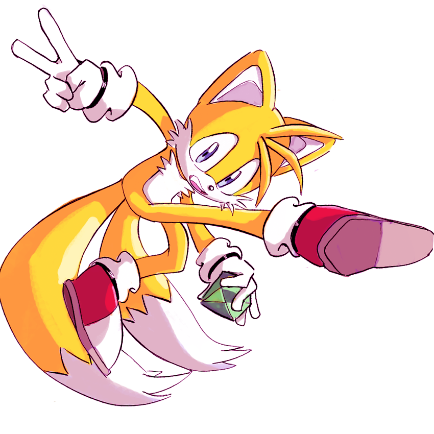 genesishero_'s tweet photo. Tails with a Chaos Emerald 
#tailsthefox #SonicTheHedgehog #sonicfanart https://t.co/gZzhXekkCX