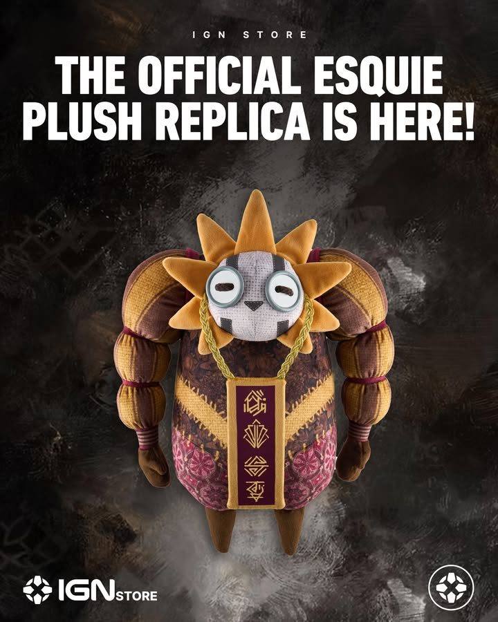IGNStore's tweet photo. Officially licensed Clair Obscur: Expedition 33 Esquie plush is live at the IGN Store. 

Shop now on IGN Store: https://t.co/Vpsg0dowD6 https://t.co/NfwOuYHHod