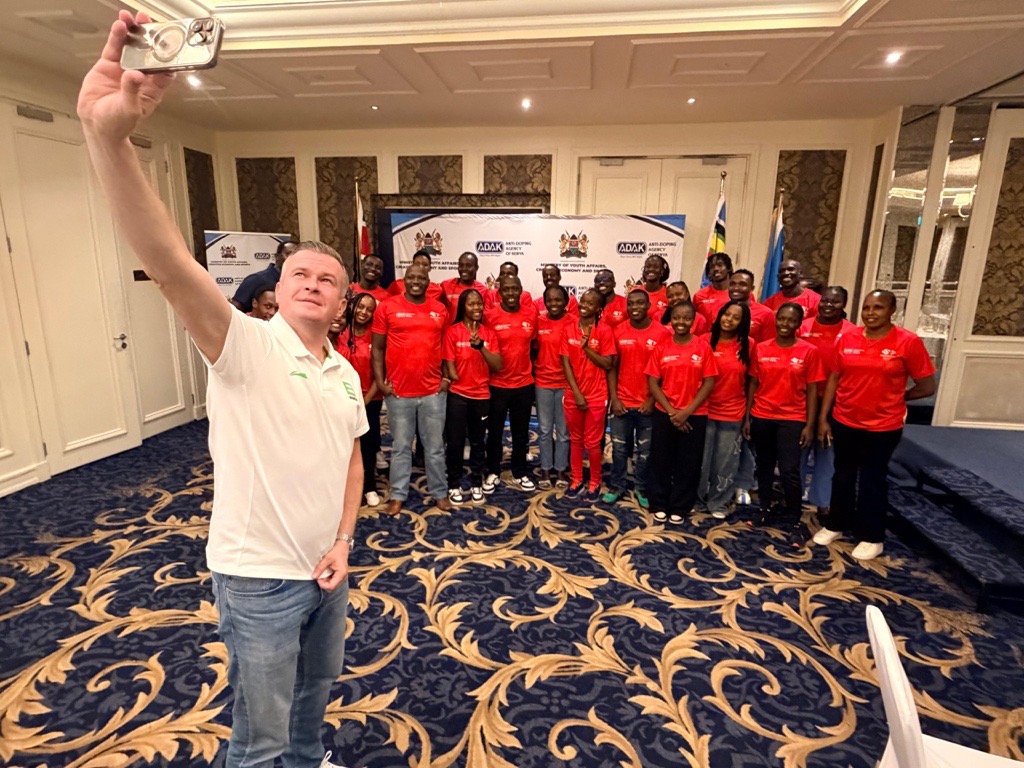 wada_ama's tweet photo. 🌍 Our President @WitoldBanka, Africa Office Director Rodney Swigelaar and Director of WADA’s Intelligence and Investigations (I&I) department Günter Younger, visited Nairobi, Kenya to meet with anti-doping stakeholders to discuss how to build on recent progress made in strengthening the anti-doping program in Kenya and chart a path forwards.

️Discover more about this visit here: https://t.co/3eYgFm14ku