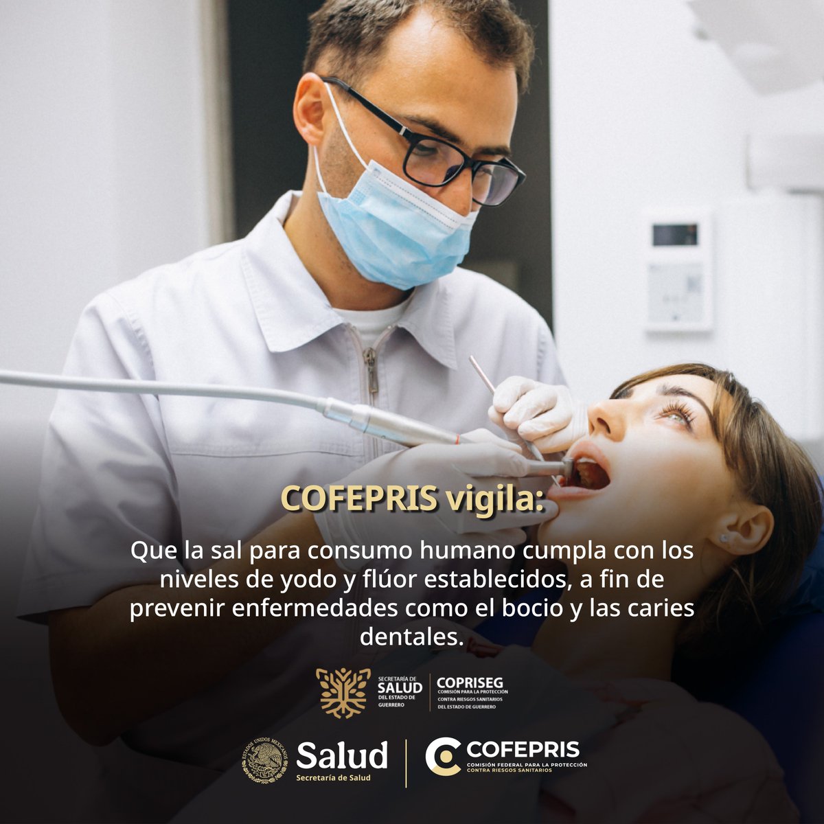 COPRISEGro's tweet photo. ¡Protección para toda la familia! 🧂🛡️ La sal con yodo y flúor es la forma más sencilla y económica de prevenir la deficiencia de yodo en nuestro cuerpo. ✅
⚠️ Recuerda: ¡poca sal, pero que sea yodada!
#SalFortificada #Yodo #ConsumoResponsable #COFEPRIS https://t.co/Z23D6m25Xh