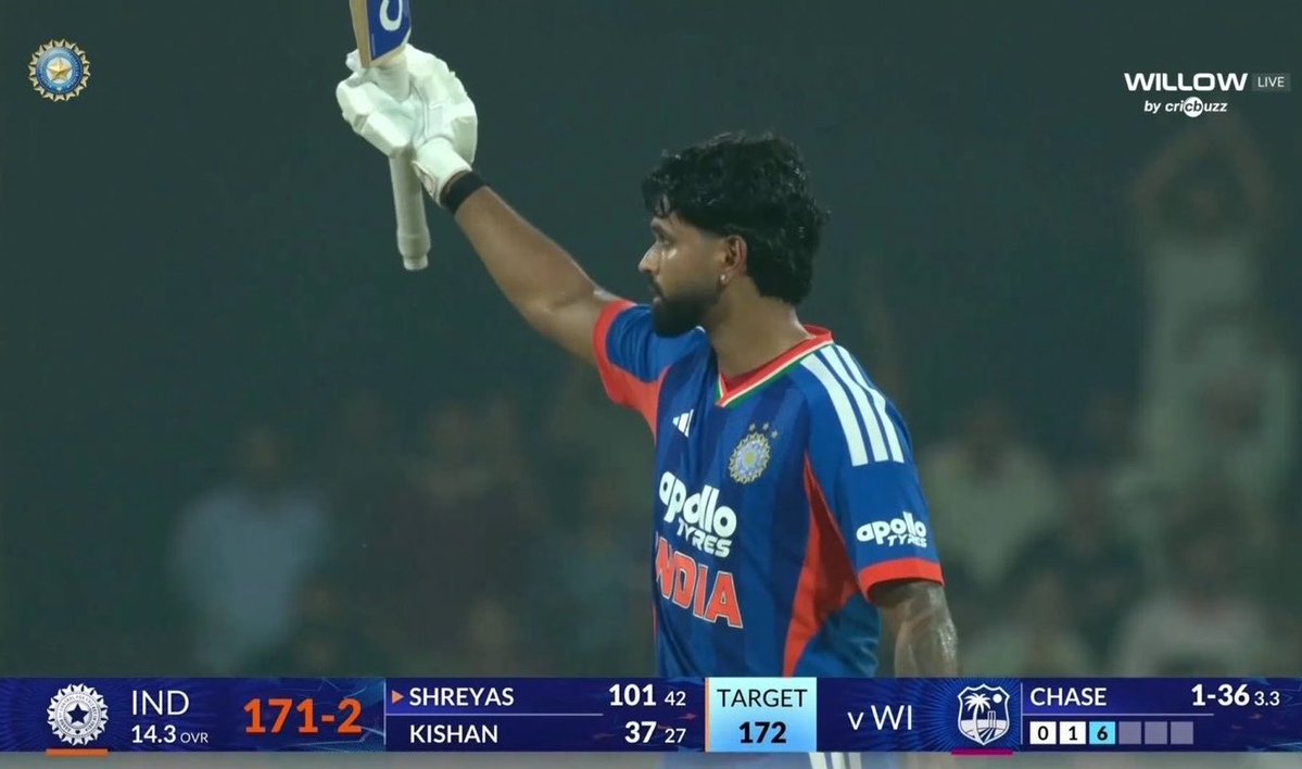 academy_dinda's tweet photo. Shreyas Iyer took the comparisons with Gaikwad personally💀 https://t.co/clhFh2rL2q