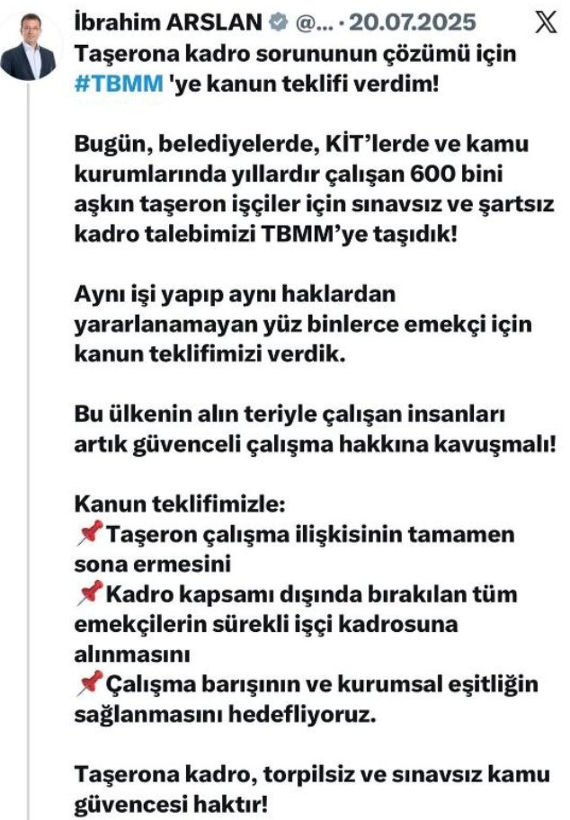 erfst107's tweet photo. #taşeronsuztürkiye https://t.co/lN97usbUGB
