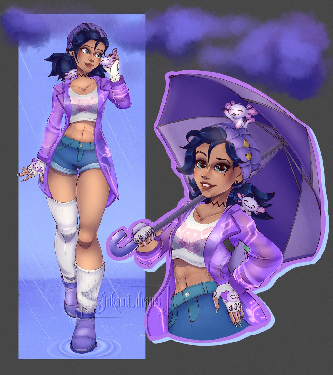 Inka1691969's tweet photo. I want to cry 
Bye bye by babyyyy ;-;
#Sombra #overwatchfanart https://t.co/OO9ohgdRTG