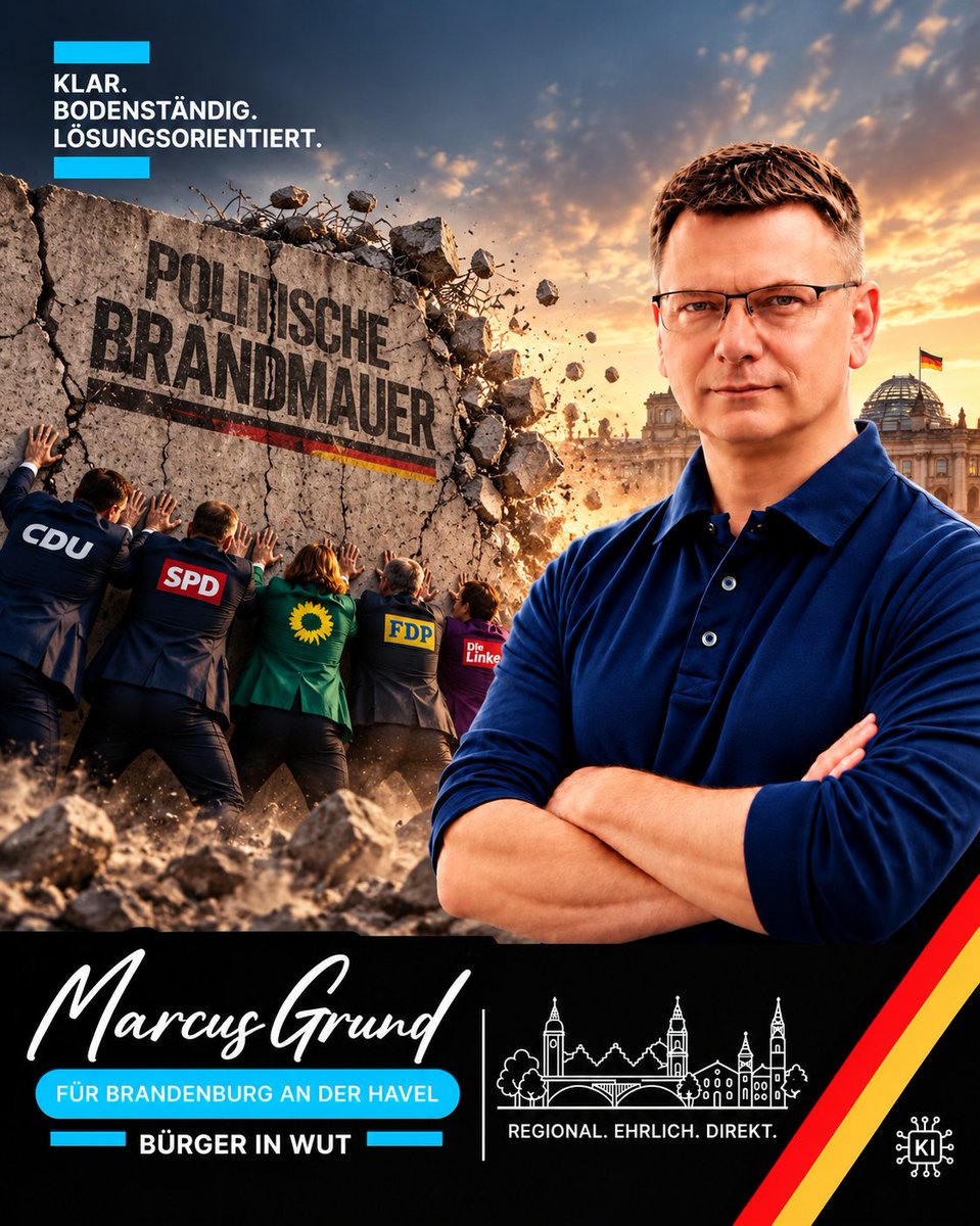 marcusgrundbrb's tweet photo. 1/2

Die Brandmauer wird zum Denkverbot, wenn gute Politik daran scheitert, dass der „Falsche“ zustimmt.

Politiker müssen sich nicht lieben, küssen oder umarmen. Sie müssen miteinander reden und vernünftig entscheiden.

@biwbrandenburg https://t.co/shbnvkIDTX