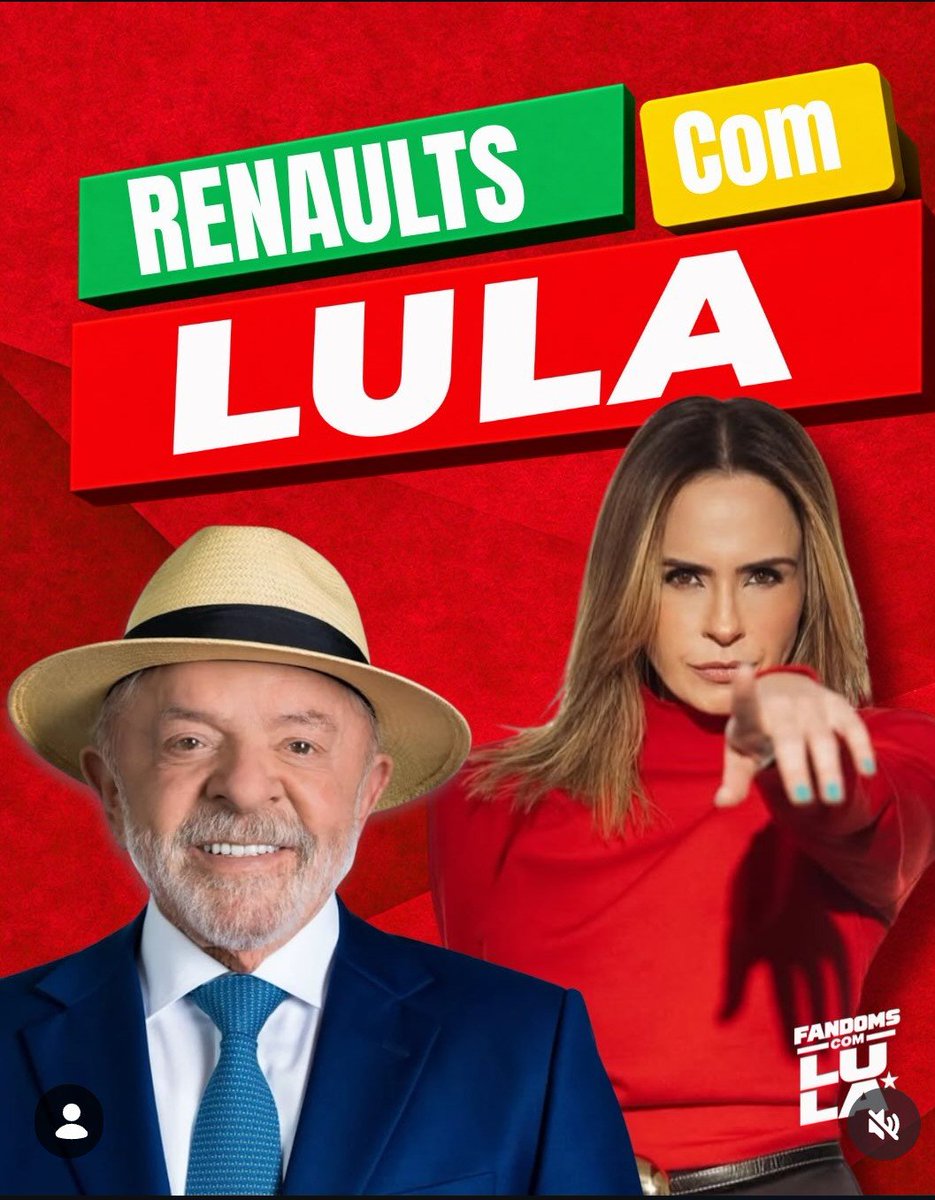 Ana_Paula_M_'s tweet photo. É LULA NO SEGUNDO TURNO
#FandomsComLula
#RenaultsComLula https://t.co/ok0EevaqdK