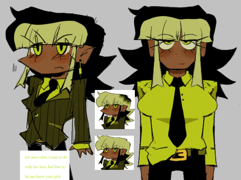 64bityou's tweet photo. human vee concept thing. hair poll in replies because im curious https://t.co/9OEulYNpmD