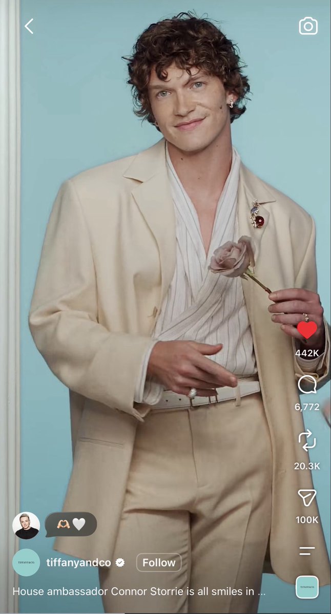 avi4ts's tweet photo. @bbyboysimon Tiffany &amp; Co “Ambassador Connor Storrie” in April btw https://t.co/fut4COFVPR
