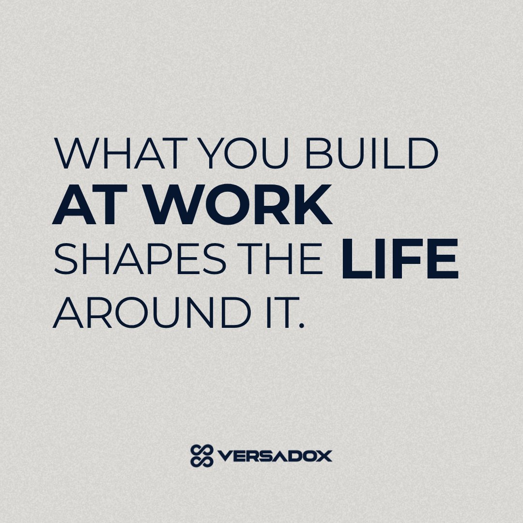 Versadox's tweet photo. Your career shapes more than your workday.
The opportunities you choose can influence your time, flexibility, energy and the life you build around your work.
Progress should make sense for the life you want too.
#Versadox #CareerProgression https://t.co/YhLdYWE7La