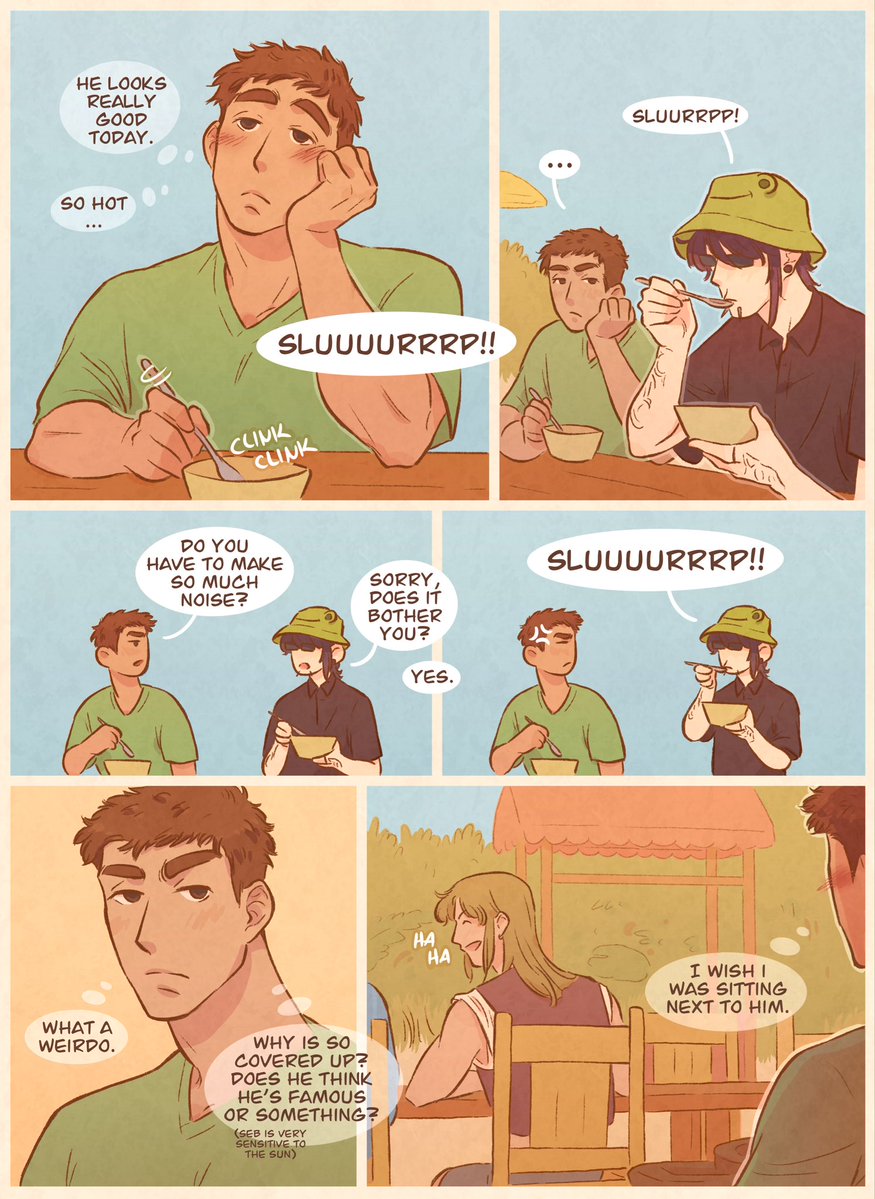 lawdraw's tweet photo. Luau - part 4 (2/3) #harveyxmoss https://t.co/RoIU9dawvC
