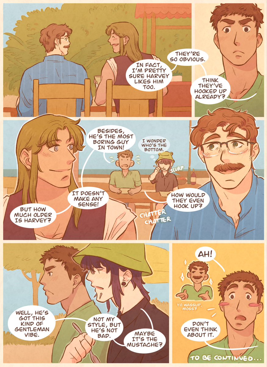 lawdraw's tweet photo. Luau - part 4 (3/3) #harveyxmoss https://t.co/K4XkAwcCTs