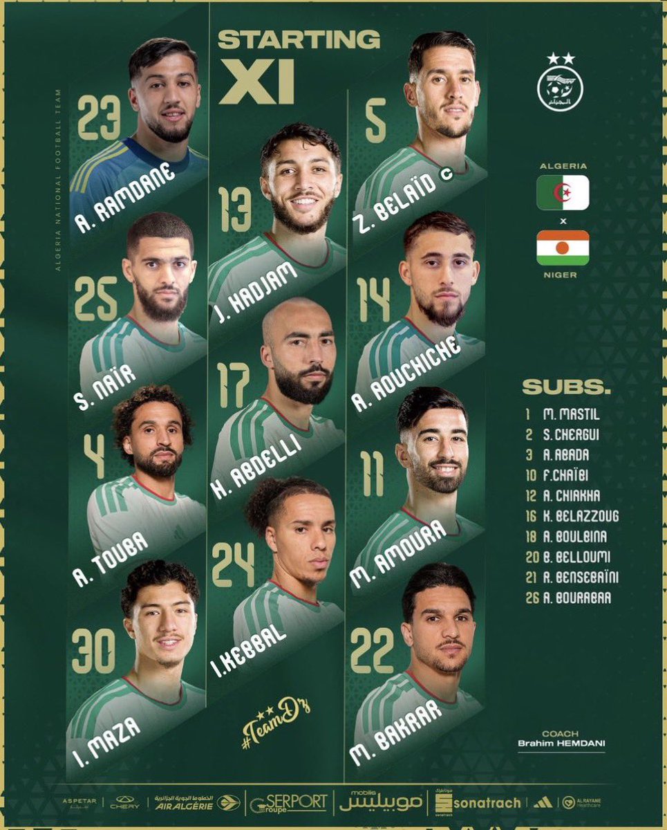 LeJournalOM13's tweet photo. 🚨Himad Abdelli est TITULAIRE avec l’Algérie 🇩🇿 face au Niger.

Espérons qu’il ne se blesse pas !!!

[@LesVerts]
#TeamOM #OM https://t.co/syEbii9dB7