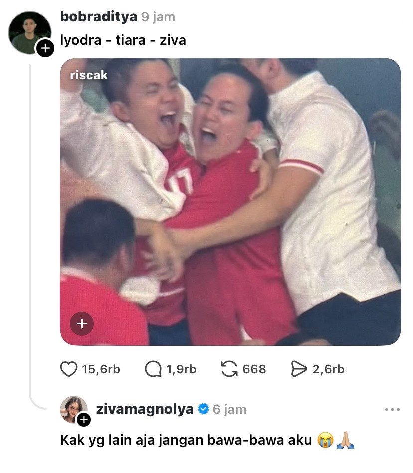 oqforwhat's tweet photo. ZIVA MENOLAK MENTAH-MENTAH ๐ญ
#TimnasDay https://t.co/12avCgcQ2V