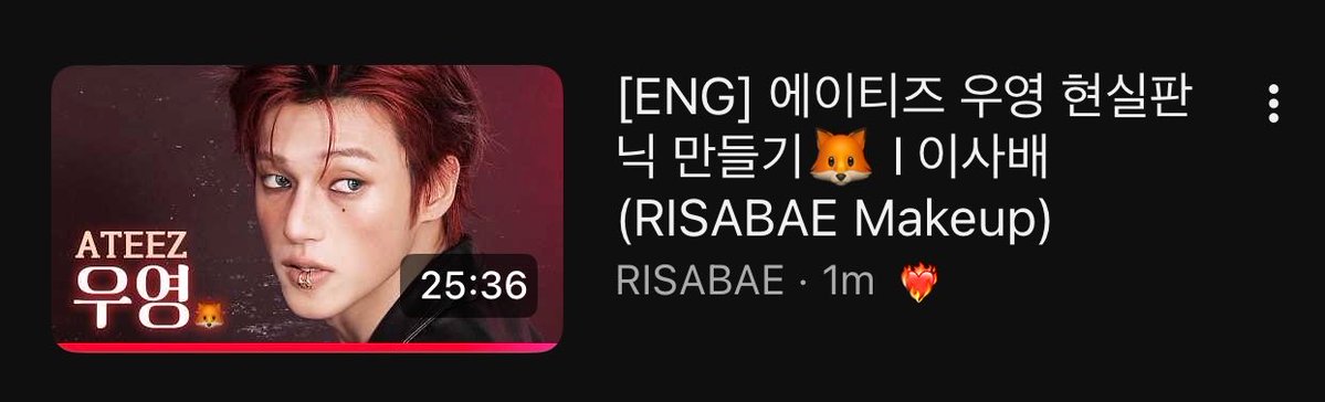 GlobalWooyoung's tweet photo. 📈 | #WOOYOUNG’s RISABAE MAKEUP episode reaches 1 Million views!

🔗: https://t.co/ffVVdSKq9I

#WOOYOUNGxRISABAEMAKEUP
#에이티즈_추구미_우영_대방출
#WOOYOUNG #우영
@ATEEZOfficial @risabaeofficial https://t.co/w3GlqOisUd