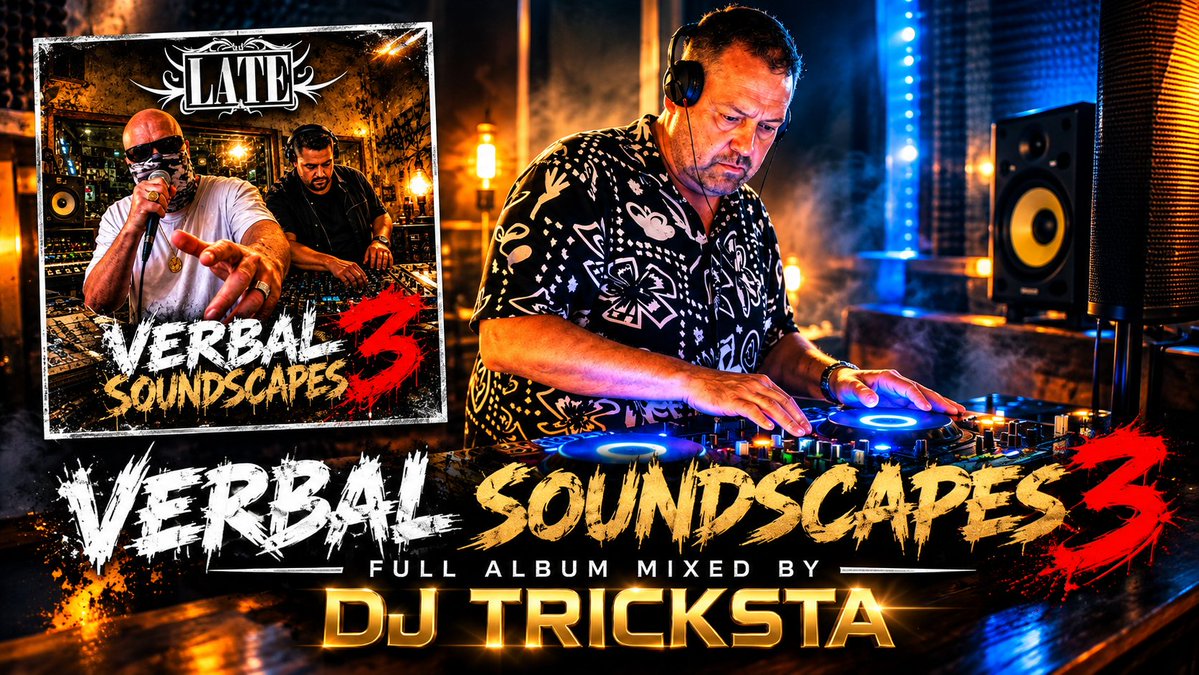 officiallate's tweet photo. LATE - Verbal Soundscapes 3 Full Album Mixed by DJ... https://t.co/grZlFXheX8 https://t.co/unvXKpNAfE