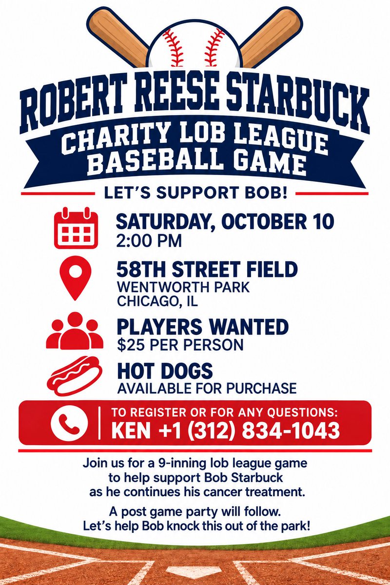 SWChicagoPost's tweet photo. All are invited! Old-fashioned lob-league fun! https://t.co/vfdj6gaNbN