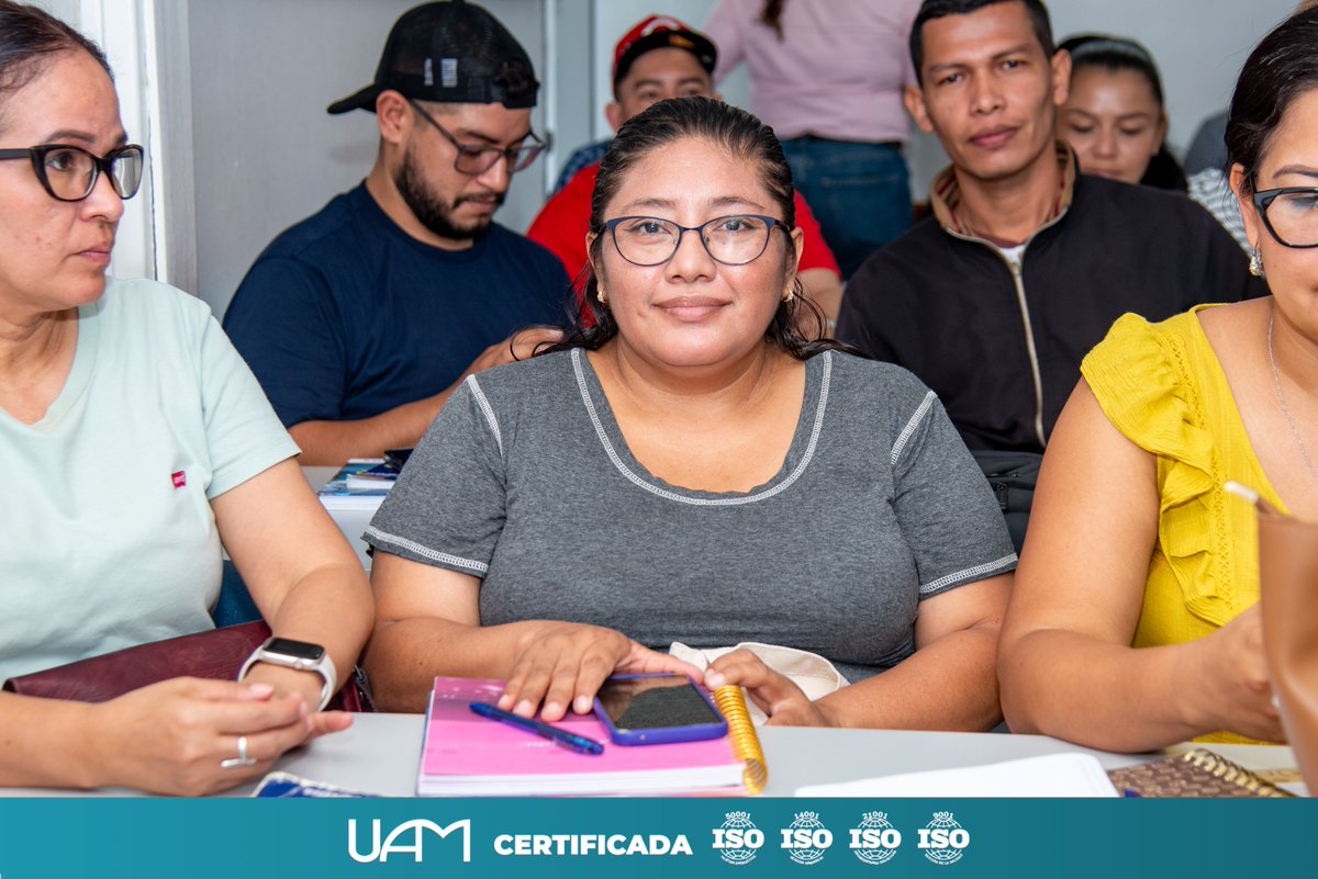 UAMNica's tweet photo. 📜⚖️ La Universidad Americana (UAM) a través de UAM College dio apertura a la primera cohorte del Curso Prestaciones Económicas a Corto, Mediano y Largo Plazo del Seguro Social Nicaragüense.

#UAM https://t.co/2kw23CLFyV