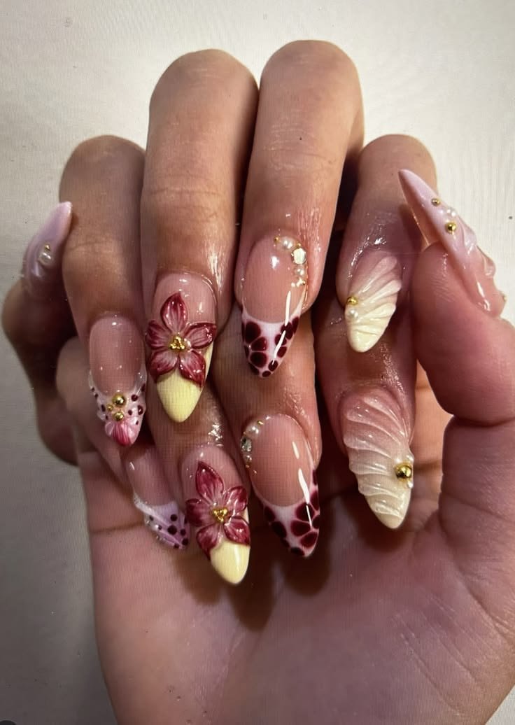 raraajkl's tweet photo. gemes ga sii nail art kaya giniii.... https://t.co/0CT1qH7QTr