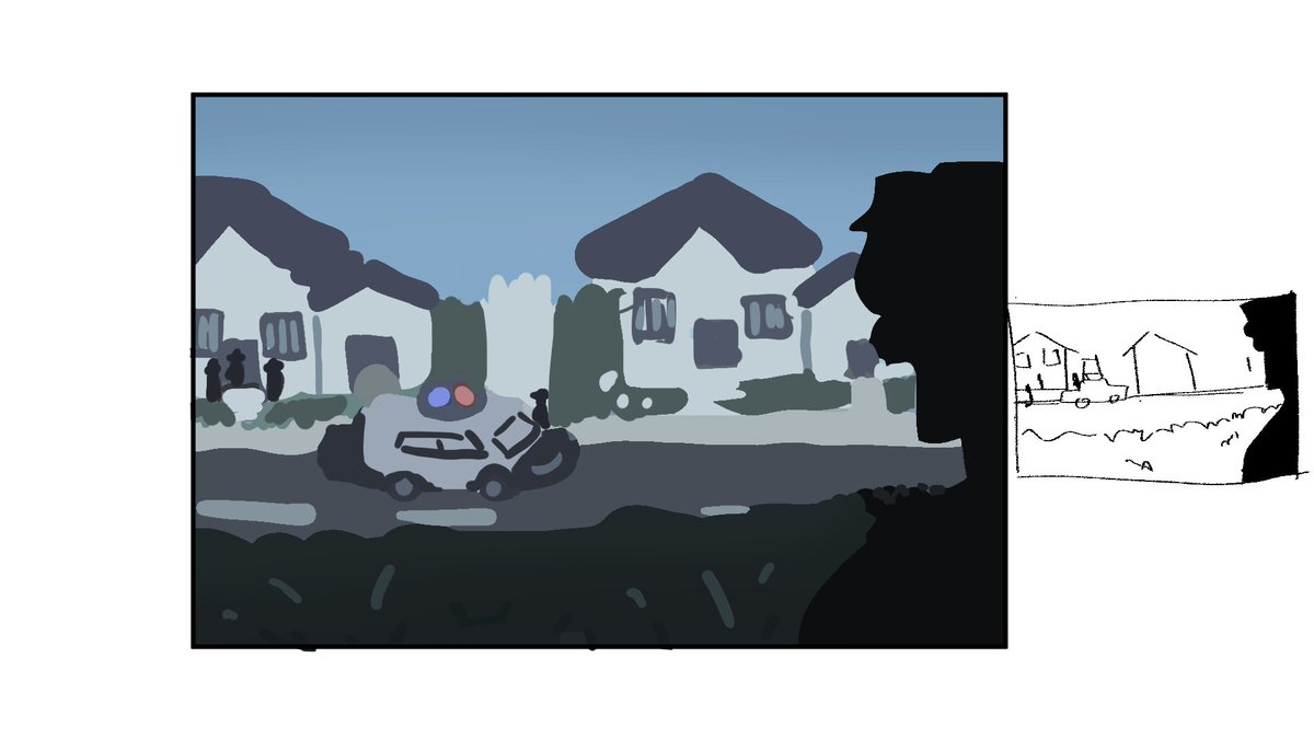 CoffeeBrew4rt's tweet photo. Another scene color design!

I've made a lot of progress with the scrips of the first chapters, and already mapped out the first 15 chapters of the story.

After working on the character sheets of other main characters.

#colordesign #webtoon #webcomic #illustration‌‌ https://t.co/d1IYOYQjwe
