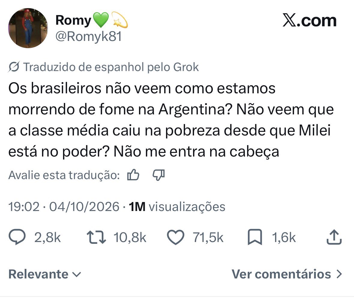 artistaew's tweet photo. uma das coisas que mais me afetou no domingo foi esse comentário de uma argentina. sinto que realmente vivo naquela tirinha da barata que escolhe o inseticida https://t.co/lJb59hrfiK