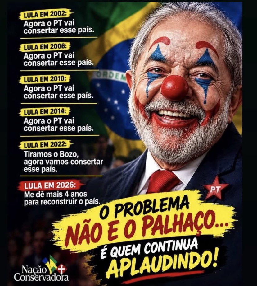 Siga_OBoneco2's tweet photo. Chega desse excremento chamado Lula https://t.co/U9XzSTKtPw