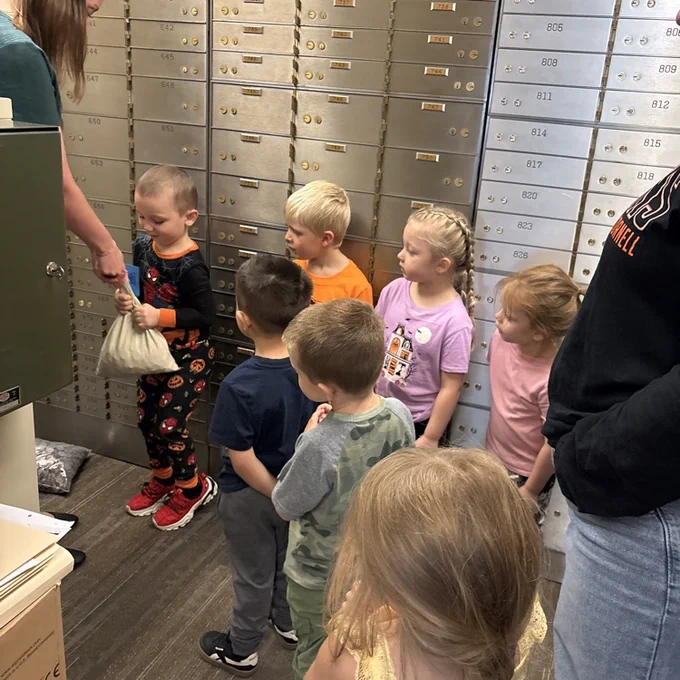 Lifting the coin bags