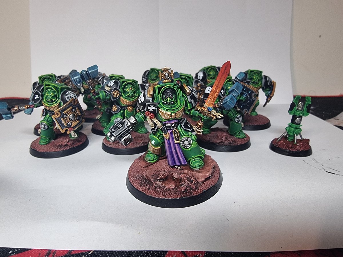 SplitfireGamin1's tweet photo. Finished the Captain
#Terminators #SpaceMarines #Salamanders https://t.co/MdwBnyUVUN