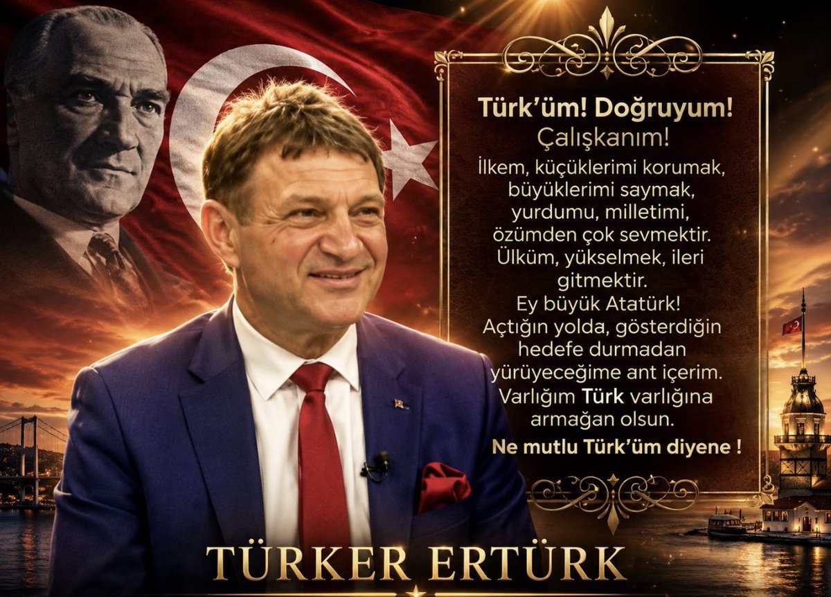 Orsatramola's tweet photo. Haksız ve hukuksuz olarak gözaltına alındıktan ve arkasından tutuklanarak 49 gün özgürlüğümden uzak bırakıldıktan sonra dün itibarıyla (5 Ekim 2026) tahliye edildim. Bu gibi hukuksuzluklar yüzünden Türkiye hukukun üstünlüğü endeksinde 178 ülke arasında 149. sırada. Bu durum ülkemiz adına çok üzücü ve çok onur kırıcı. 

Tutuklu kaldığım sürece destek veren tüm yurtseverlere teşekkür ediyorum. Bana dayanma gücü ve mücadele azmi verdiniz. 

Tahliye olmama gerçekten sevinebilmem için tüm siyasi tutukluların da tahliye edilmesi, hukuk ve adalet kavramlarının ülkemizde egemen olması lazım.

Türker Ertürk
Mustafa Kemal’in Askeri