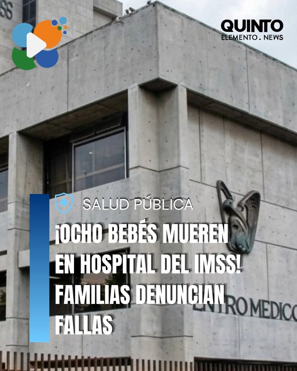 QuintoENews's tweet photo. 🚨 #NACIONAL | ¡OCHO BEBÉS MUEREN EN HOSPITAL DEL IMSS! Familias denuncian presuntas fallas tras los fallecimientos en Guadalajara. El hospital registró brotes de Klebsiella pneumoniae y Candida albicans; autoridades investigan. #IMSS #Jalisco #QuintoElemento https://t.co/2dIUGYsnK8