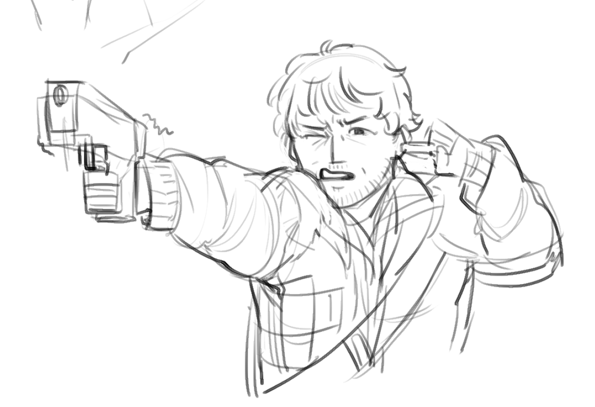 rachanhootor's tweet photo. pew pew #ResidentEvilㅤ https://t.co/IgEEraep0Z