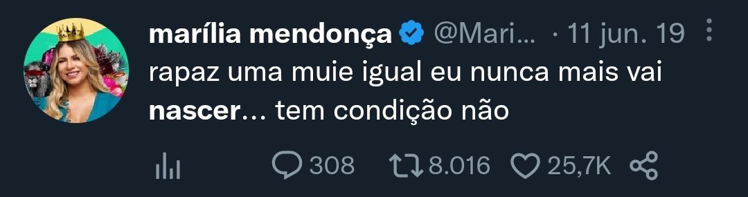 floripmem's tweet photo. NUNCA, JAMAIS HAVERÁ OUTRA IGUAL, MARÍLIA DIAS MENDONÇA. https://t.co/4NFkbiSYc1