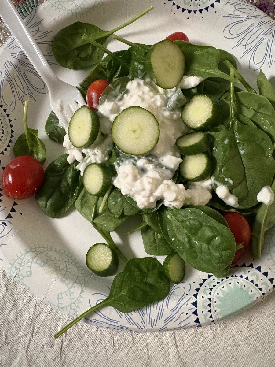 crossiantlover4's tweet photo. My salad tdy it was good 🌱 https://t.co/H9QZiRrlpw