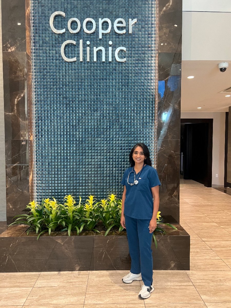 CooperAerobics's tweet photo. Advocating for our patients every day. #PhysicianAssistant Mita Patel goes above & beyond w/ compassionate care for our Cooper teammates & acute care for #CooperClinic Platinum. Thank you, Mita, for excellent patient care!🩺👏#PAday #cooperclinic @AAPAorg #PAweek #PAsGoBeyond https://t.co/R6GXVkjjUN