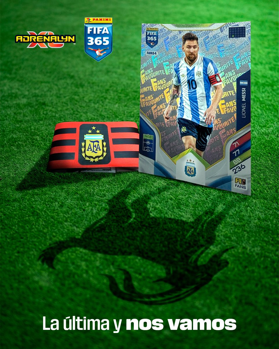 panini_mx's tweet photo. No es solo un partido, es el cierre de la historia más hermosa del futbol moderno. 🐐🇦🇷

Gracias por tanto, Leo. ⭐️⚽
#LeoMessi #Messi #Argentina https://t.co/2WSdY09KqR