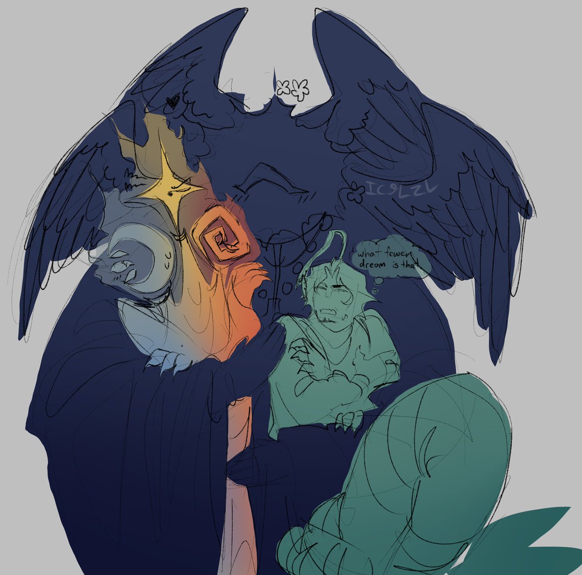 ic9lzl's tweet photo. I gave up on the Architects. ETT-tober day 6: Guides/Shopkeeper. #endlesstormenttrio (or uhh, wtv, ok.) https://t.co/TzGIc9gwib