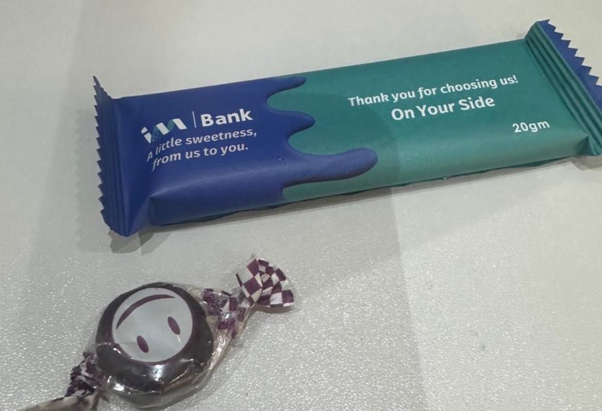 victorokumuv's tweet photo. I&amp;M Bank gave me chocolate  today 🍫,like serious nikule chocolate Mimi. https://t.co/QzH9kYNd0a