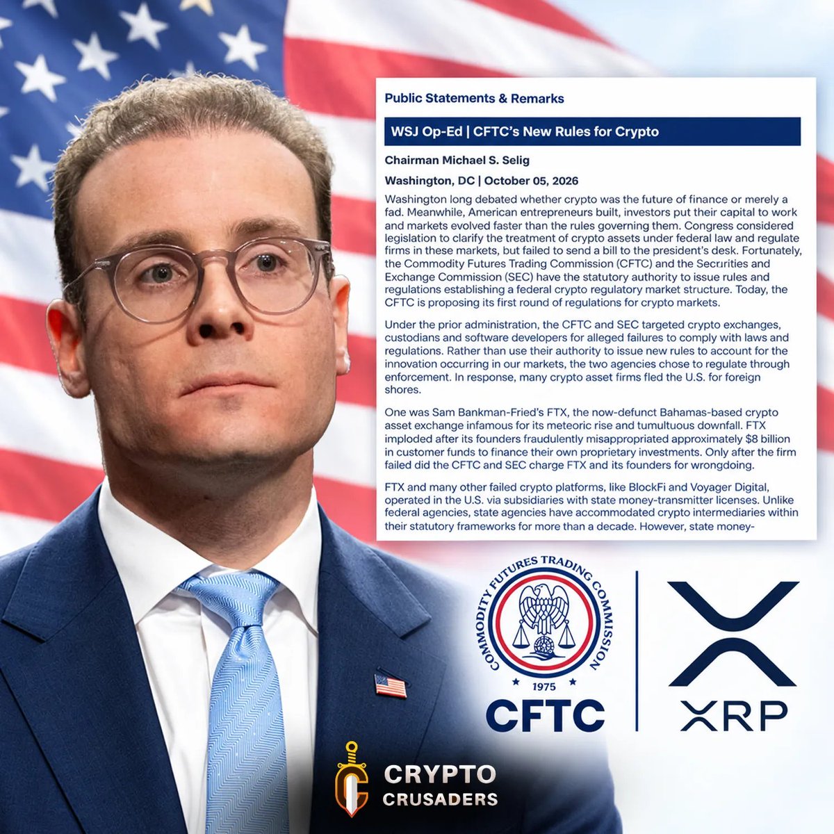 LeviCryptoGuy's tweet photo. 🚨HUGE!!
CFTC says it's creating new rules to protect crypto investors from fraud and abuse. 🇺🇸

GREEN LIGHT FOR CRYPTO &amp; ripple:native 🟢 https://t.co/DMnyM0gpAQ