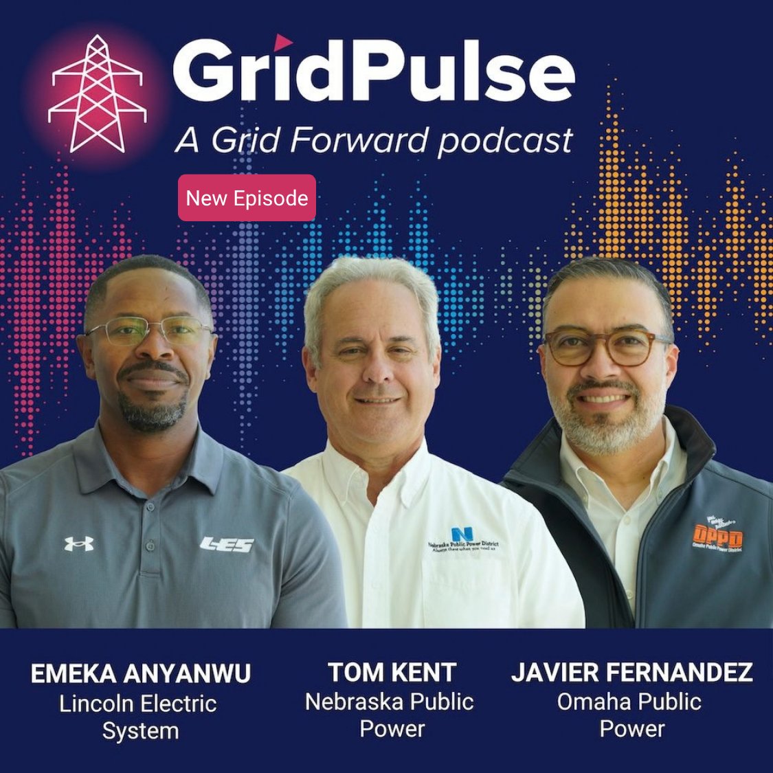 GridForward's tweet photo. Tune into the latest GridPulse podcast episode!

We were joined by @Lincoln Electric System, @Nebraska Public and @Omaha Public Power District to discuss balancing costs, aging infrastructure and increased in demand. 

https://t.co/qLHG9LfUIt https://t.co/QjzvyTpu31