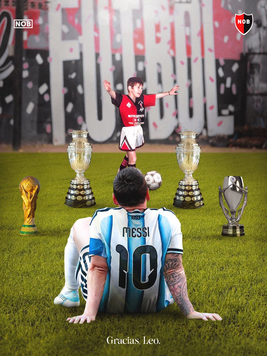 Newells's tweet photo. Leo, hiciste muy feliz al niño de Malvinas.

Gracias 🇦🇷❤️🖤 https://t.co/LCXOTCTmOX