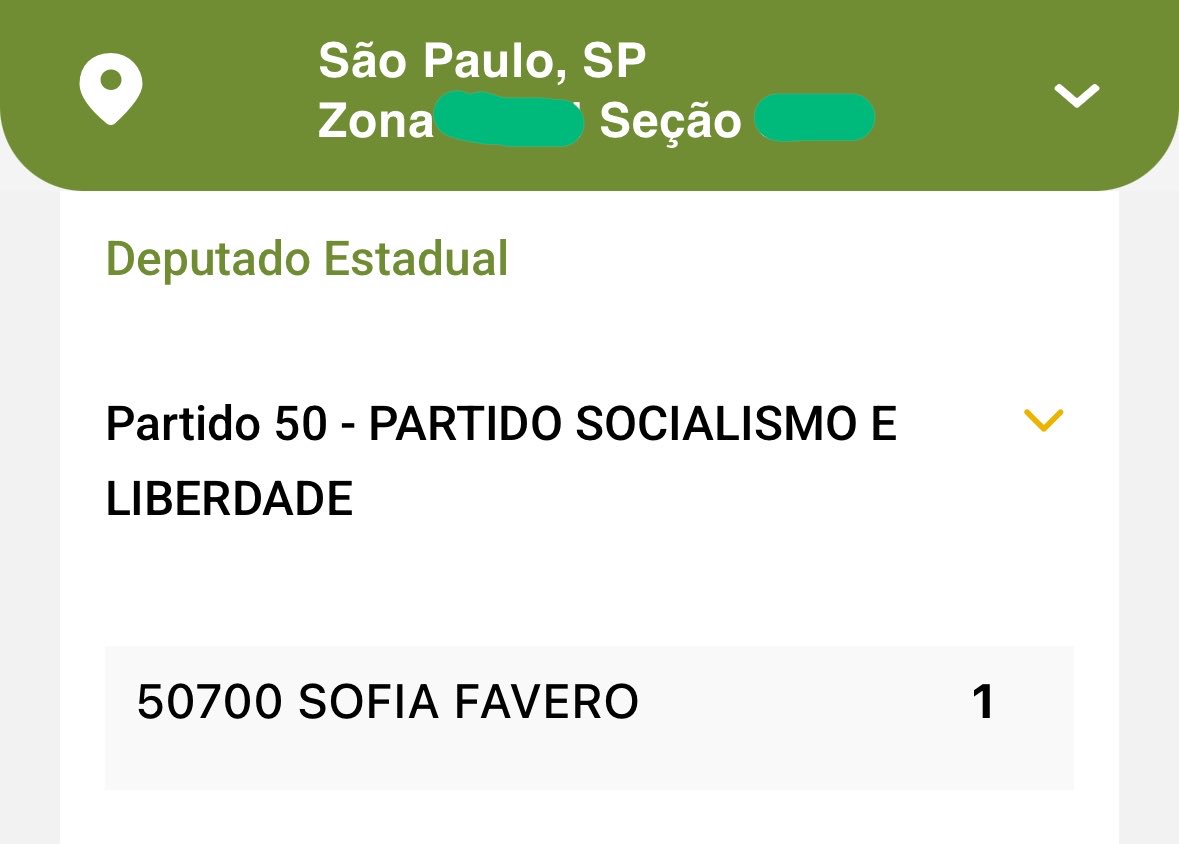 veludovermelhoo's tweet photo. e eu fui a única da minha seção!!!! o nosso voto faz diferença SIM https://t.co/lgNY7Xu3jP
