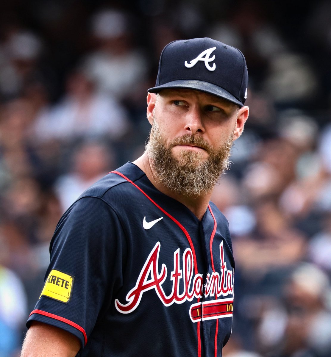 baseballahora's tweet photo. Tonight’s duel of Sale Vs Yamamoto is just the third postseason matchup between starting pitchers who had previously closed out a World Series-clinching game. 
The last time such a matchup 
occurred nearly 80 years ago #mlb #dodgers #braves https://t.co/aIKzgmPLA3