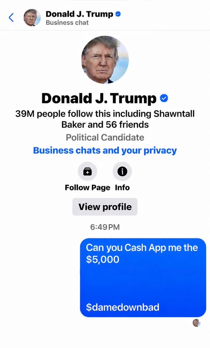 cyberdelinquent's tweet photo. @realDonaldTrump You didn’t even replied https://t.co/l238MqqOLJ