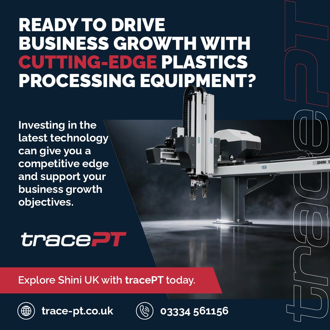 TracePT_UK's tweet photo. π Ready to drive growth with advanced plastics processing equipment?
Trace PT provides industry-leading equipment and expert project management to help integrate new systems seamlessly and support your growth.
https://t.co/mXA0R9Ttih
#TracePT #PlasticsProcessing https://t.co/ipQtnmeLVD