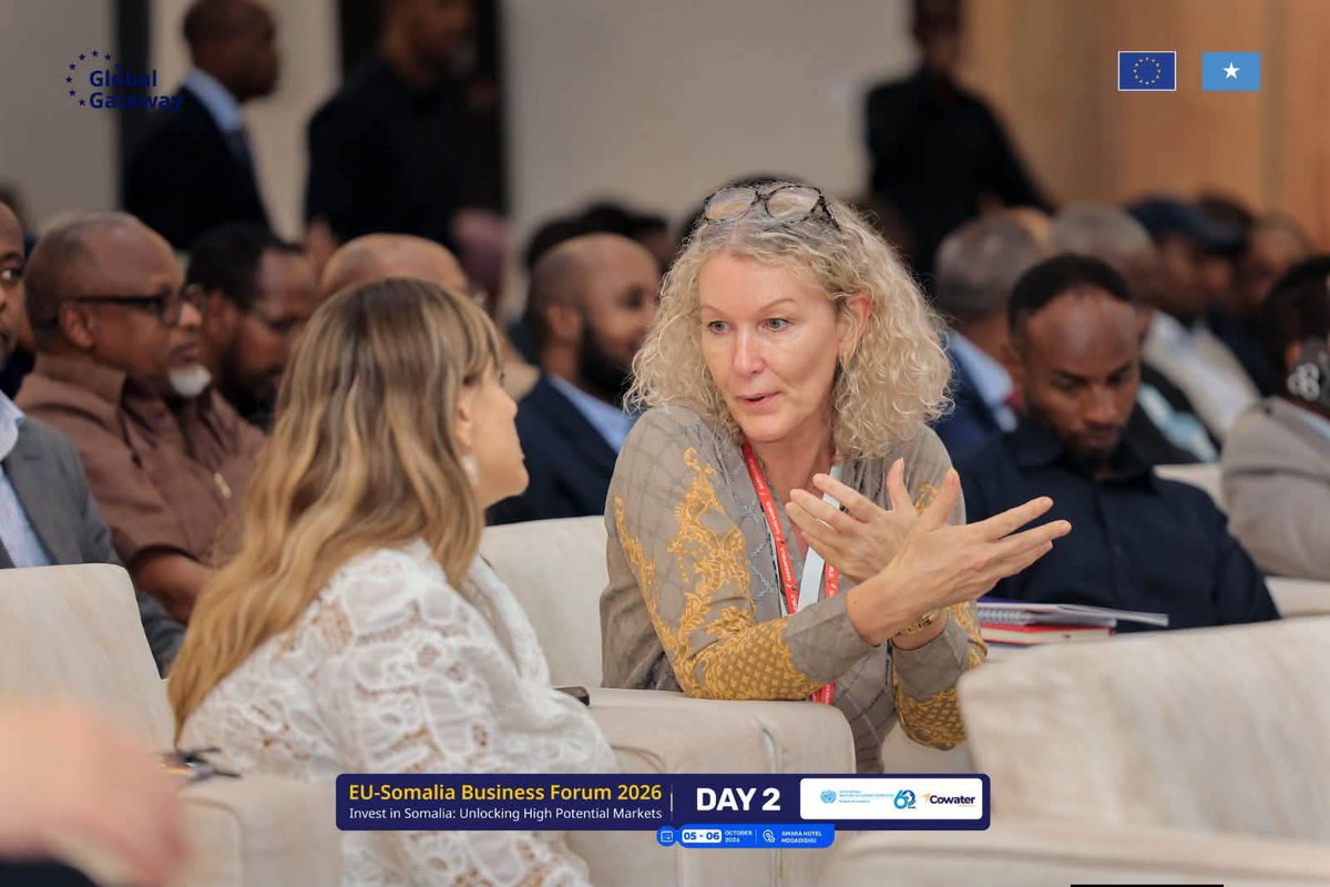 mocisom's tweet photo. @HamzaAbdiBarre @EU_in_Somalia @UNIDOSomalia @Cowater_Intl 3/3. The Ministry of Commerce and Industry, led by H.E. Minister @AmbGamal, thanks the EU &amp; all partners, exhibitors, businesses, investors &amp; participants whose engagement contributed to the Forum’s success &amp; advanced stronger Somalia–EU trade, investment &amp; economic cooperation. https://t.co/bD1YusQeTE