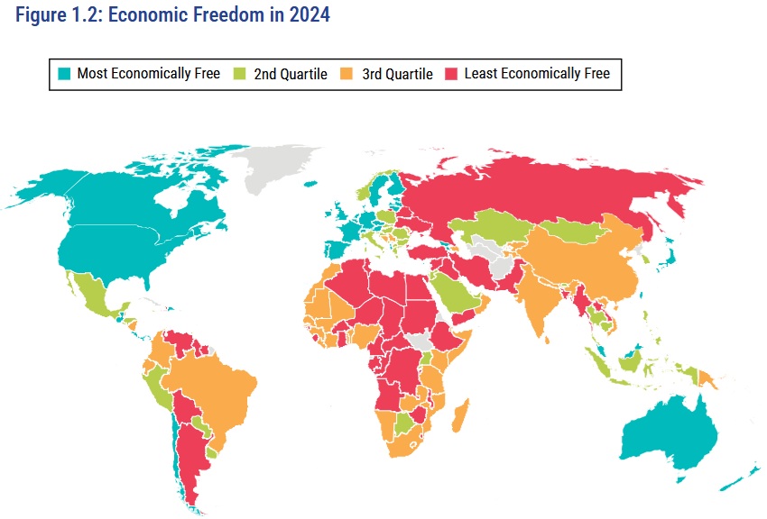 danieljmitchell's tweet photo. Latest data from the Fraser Institute ranking global economic liberty (1/2, link in reply) https://t.co/83HY46hXiJ