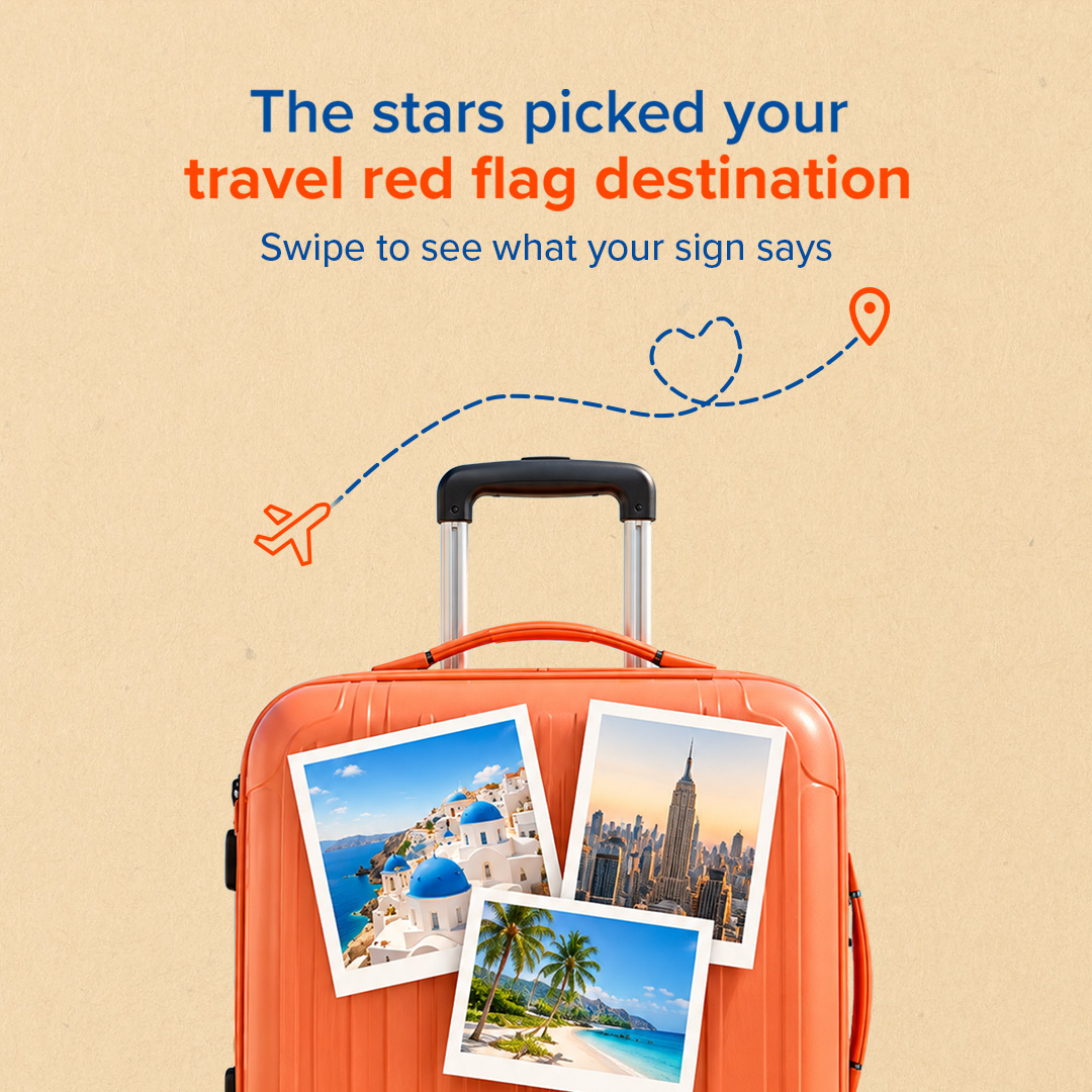 CheapOair's tweet photo. Maybe you booked the hotel before picking the destination, packed for every possible scenario, or planned a whole weekend down to the minute.
Did we get your sign right? Drop it in the comments 👇
Book your flight with CheapOair ✈️ 
https://t.co/FnNDcctHee
#CheapOair https://t.co/EqJomiqKU9