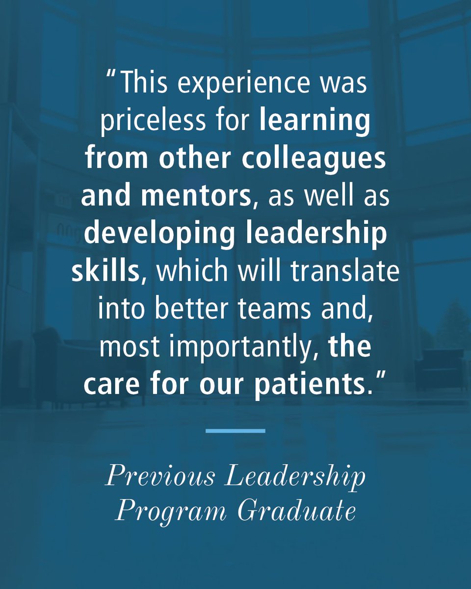 AmerUrological's tweet photo. Develop your leadership skills and style through the prestigious AUA Leadership Program! 👏

Click here to learn more and apply for this immersive, year-long program! ➡️ https://t.co/DwuXNnzrCO

#AUA #AUAMembers #Urology https://t.co/H4zUzExHbH