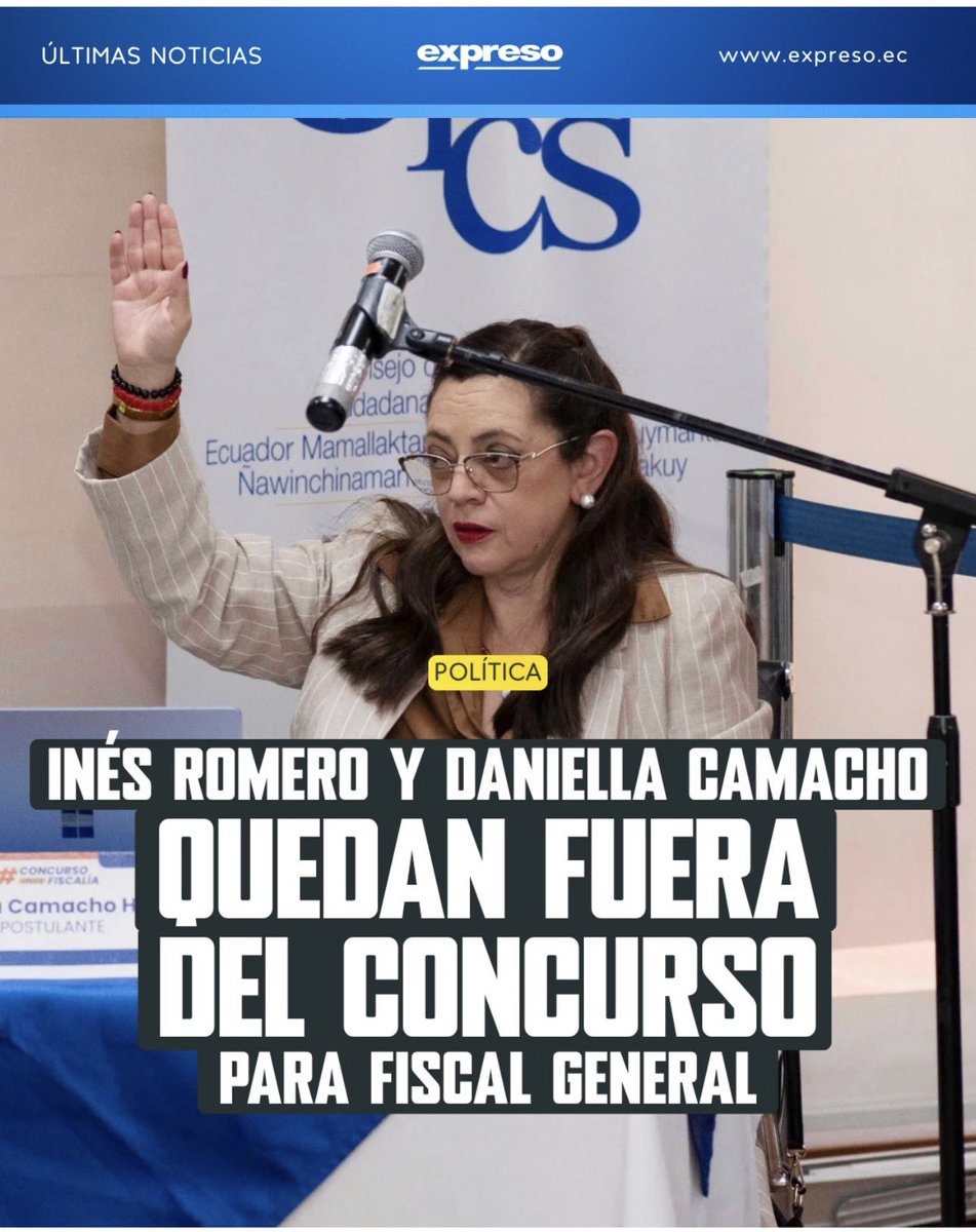 DrJulioCueva's tweet photo. FALTA POCO PARA LA ESTOCADA FINAL…

Según parece, se aprestan a designar, casi a dedo, a quien desde el día uno parecía ser el “ungido”. Un concurso cuya mayor incógnita habría sido cómo vestir de mérito una decisión aparentemente tomada.

¿El propósito? Continuar la persecución política utilizando a la Fiscalía como herramienta del poder.

Y, al parecer, lo consumarían en diciembre, mientras el país se debate entre los embates de El Niño y las festividades de la época.

Entre emergencias y celebraciones, pretenderían entregar una Fiscalía que debería servir a la justicia.

¿Concurso de méritos o solemnización del dedazo?